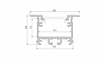 Profil LED LUMINES typ inTalia srebrny anodowany 2,02 m