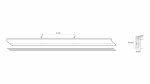Neon LED Flex 3Y 4x10 140 LED/m 12W/m 24V WW