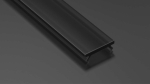Klosz LUMINES SLIM PMMA czarny 2,02 m